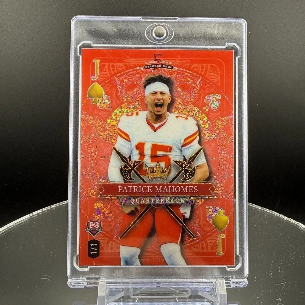 Wild Card Patrick Mahomes Josh Allen 1/1 Stacked Deck E3 Back 2 Back